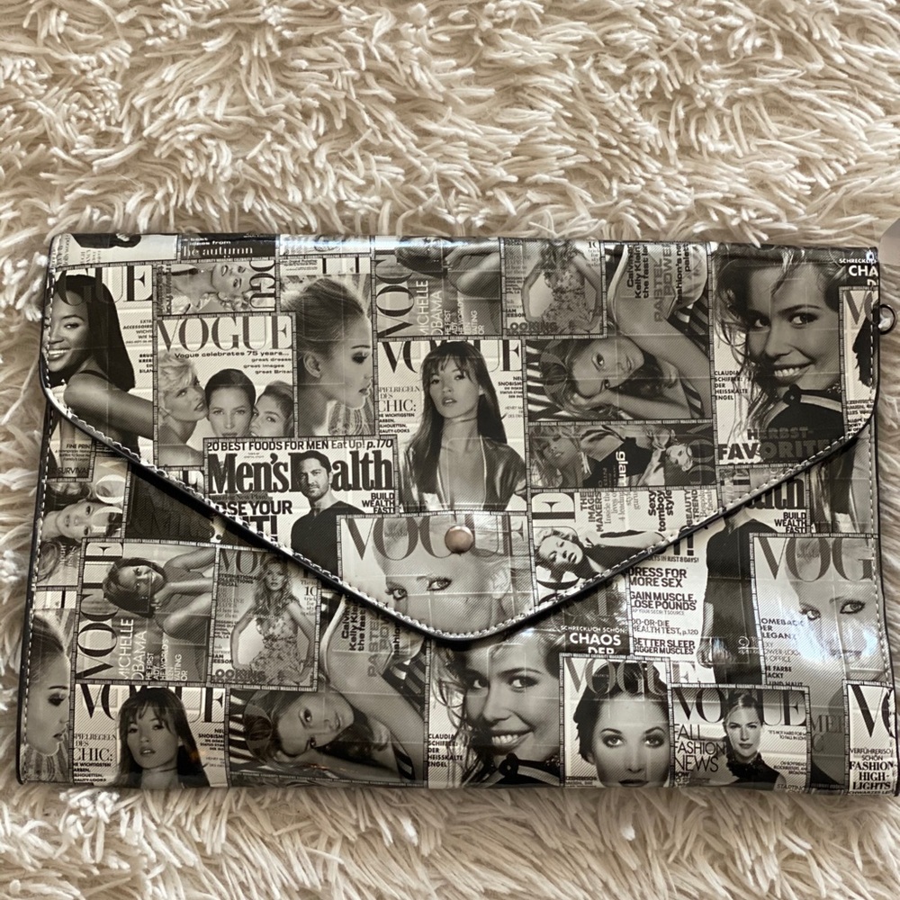 NWT punk meets super model envelope clutch